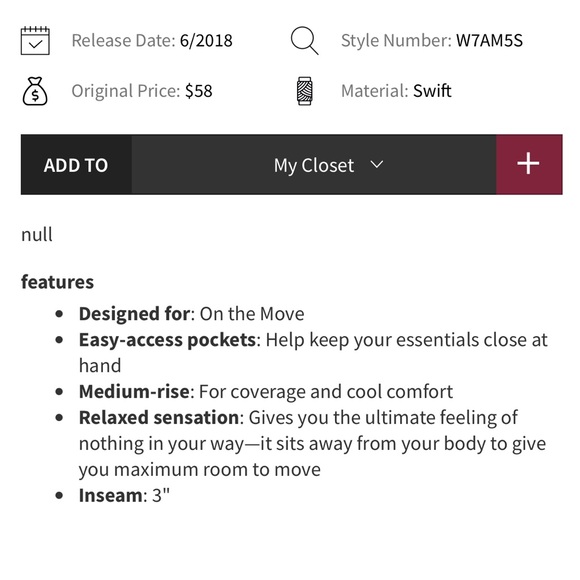 Lululemon Spring Break Away Short 3” - Picture 14 of 14